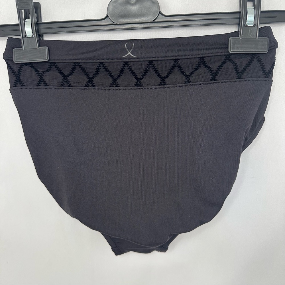 BLOCH - DIAMOND MESH HIGH WAIST BRIEFS Black Womens Small Dance wear Costume - Picture 4 of 13